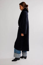 Load image into Gallery viewer, Free People Twice Loved Coatigan / Black
