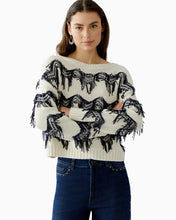 Load image into Gallery viewer, OUI Fringe Knit Pullover
