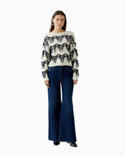 Load image into Gallery viewer, OUI Fringe Knit Pullover
