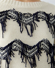 Load image into Gallery viewer, OUI Fringe Knit Pullover
