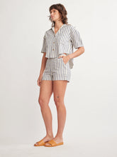 Load image into Gallery viewer, Self Contrast Terri Crop Shirt
