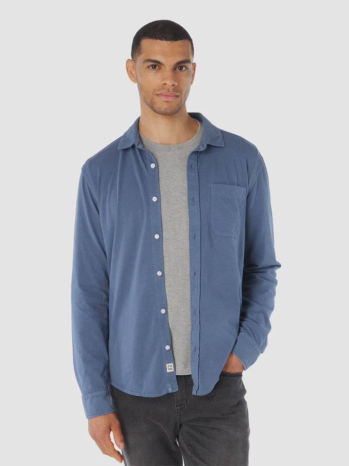 Fair Harbor Saltaire LS Shirt / Navy