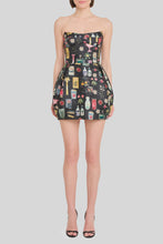 Load image into Gallery viewer, Amanda Uprichard Bowery Dress / Black Treasure
