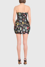 Load image into Gallery viewer, Amanda Uprichard Bowery Dress / Black Treasure

