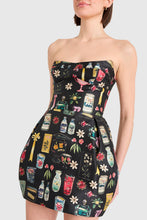 Load image into Gallery viewer, Amanda Uprichard Bowery Dress / Black Treasure
