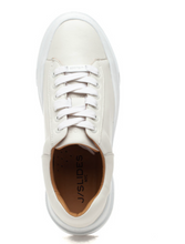 Load image into Gallery viewer, J Slide Amanda White Leather Sneaker
