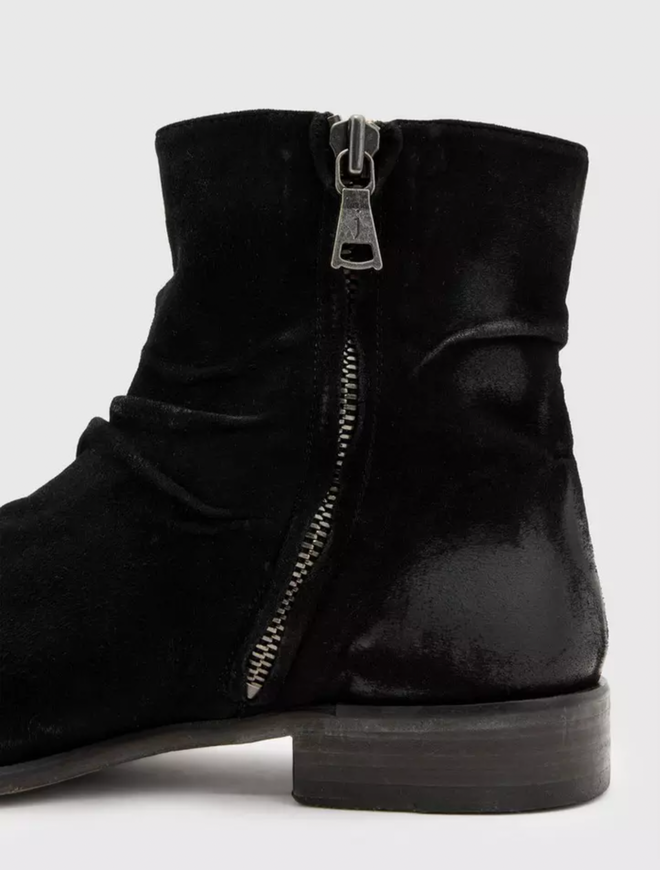 John Varvatos Collection Black Suede Sharpei boot Size 8.5 US 41.5 EU $748 John Varvatos Collection Morrison Sharpei Black Suede  main image 3