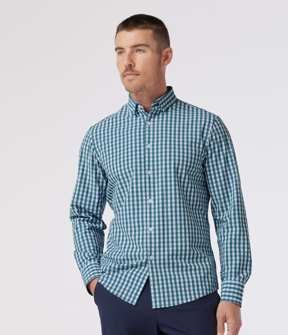 Mizzen & Main Leeward No Tuck Dress Shirt / Teal Madison Posh Boutique Nashville Mizzen & Main Leeward No Tuck Dress Shirt / Teal Madison Posh Boutique Nashville