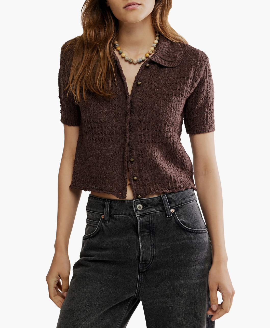 Free People Daylight Cardigan / Chocolate
