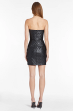 Load image into Gallery viewer, Amanda Uprichard Keisha Dress in Faux Leather
