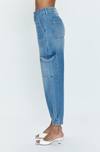 Load image into Gallery viewer, Pistola Josephine High Rise Tapered Cargo Jean
