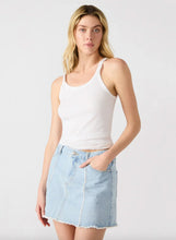 Load image into Gallery viewer, Steve Madden Cheri Frayed Denim Mini Skirt
