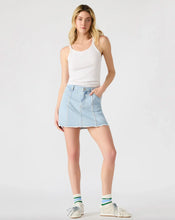 Load image into Gallery viewer, Steve Madden Cheri Frayed Denim Mini Skirt
