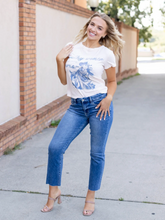 Load image into Gallery viewer, All Us Mouthy Women Boy Tee / Peach
