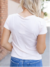 Load image into Gallery viewer, All Us Mouthy Women Boy Tee / Peach
