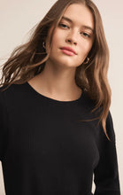 Load image into Gallery viewer, Z Supply Angel Mini Thermal Top / Black
