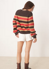 Load image into Gallery viewer, Free People Frankie Cable Striped Pullover
