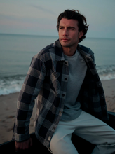 Load image into Gallery viewer, Fair Harbor Riptide LS Shirt Jacket / Waffle Navy
