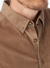 Load image into Gallery viewer, Fair Harbor Wilder Stretch Courduroy LS Shirt / Oak
