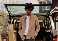 Load image into Gallery viewer, Fair Harbor Wilder Stretch Courduroy LS Shirt / Oak
