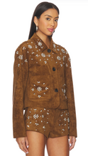Load image into Gallery viewer, Blank NYC Cropped Faux Suede Embellished Blazer
