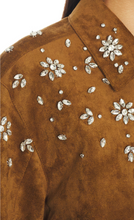 Load image into Gallery viewer, Blank NYC Cropped Faux Suede Embellished Blazer
