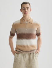 Load image into Gallery viewer, SCOTCH&amp;SODA Knitted Degrade Polo

