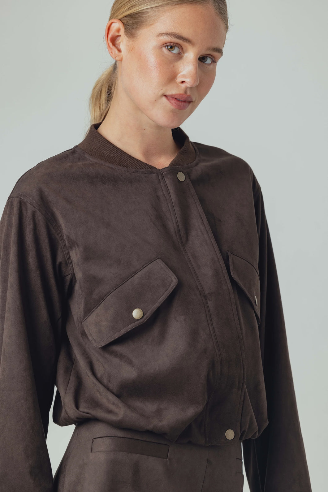 Sundays Suede Lyra Jacket / Espresso