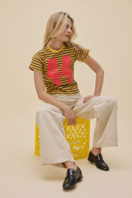 Load image into Gallery viewer, Daydreamer 44 Striped Vintage Tee / Yellow Gold
