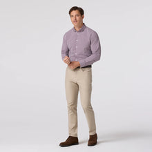 Load image into Gallery viewer, Mizzen+Main Leeward LS Dress Shirt / Eggplant Crew Gingham

