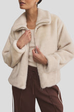 Load image into Gallery viewer, Z Supply Amethyst Faux Fur Jacket / Crystal
