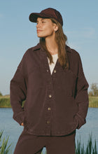 Load image into Gallery viewer, Z Supply All Day Knit Jacket / Chocolate Cherry
