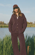 Load image into Gallery viewer, Z Supply Hunter Knit Pant / Chocolate Cherry
