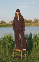 Load image into Gallery viewer, Z Supply Hunter Knit Pant / Chocolate Cherry
