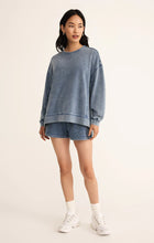 Load image into Gallery viewer, Z Supply Knit Denim Modern Weekender / Medium Indigo
