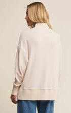 Load image into Gallery viewer, Z Supply Sable Rib Sweatshirt / Warm White
