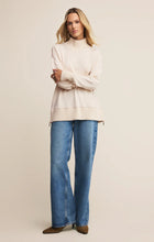 Load image into Gallery viewer, Z Supply Sable Rib Sweatshirt / Warm White

