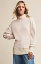 Load image into Gallery viewer, Z Supply Sable Rib Sweatshirt / Warm White
