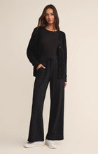 Load image into Gallery viewer, Z Supply Second Skin Crew LS / Black
