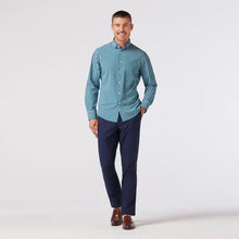Load image into Gallery viewer, Mizzen &amp; Main Leeward No Tuck Dress Shirt / Teal Madison

