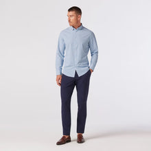 Load image into Gallery viewer, Mizzen + Main Leeward No Tuck LS / Light Blue Adam Plaid
