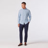 Mizzen + Main Leeward No Tuck LS / Light Blue Adam Plaid