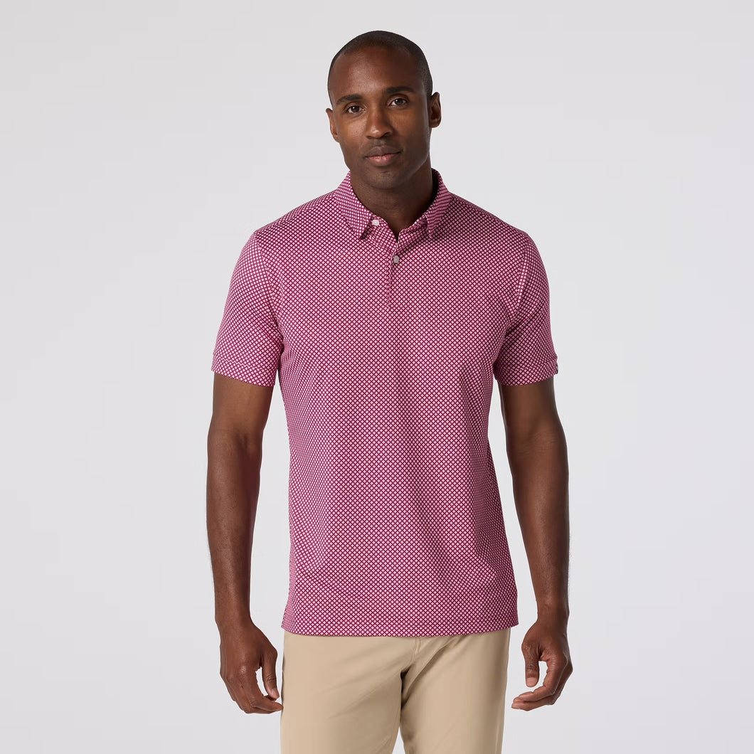 Mizzen + Main Halyard SS Polo / Mulberry Dash Repeat