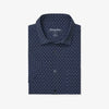 Mizzen+Main Leeward SS Dress Shirt / Navy Dotted Leaf