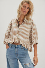 Load image into Gallery viewer, Free People Bailey Stripe Shirt
