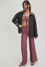 Load image into Gallery viewer, Free People Runway Floral Flare / Crushed Berry
