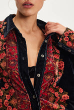 Load image into Gallery viewer, Free People One Night Velvet Top / Black
