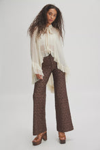 Load image into Gallery viewer, Free People Runway Floral Flare / French Chocolate
