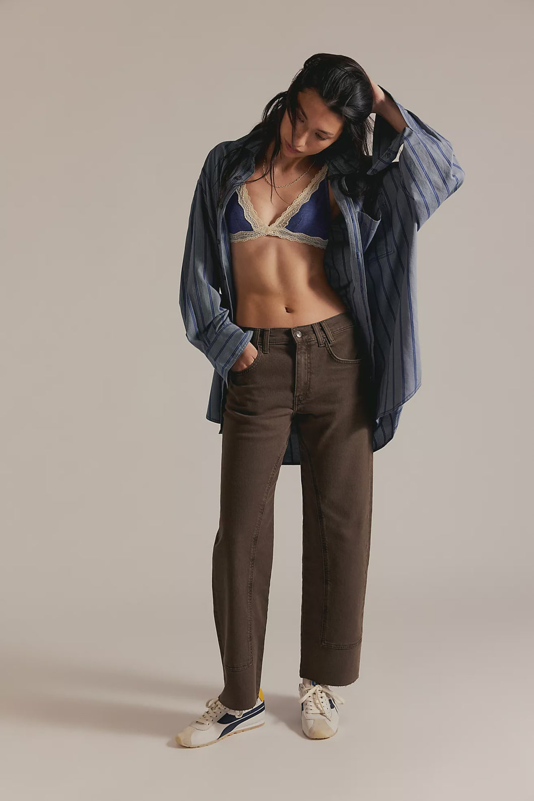 Free People Risk Taker Mid Rise Straight