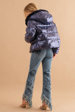 Load image into Gallery viewer, Sequin Puffer Coat
